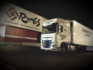 HANNON Transport overnight in Rungis International Market, PARIS