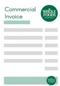 Commercial Invoice Example