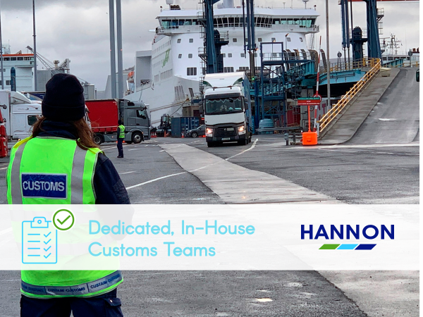 Dedicated In-House Customs Clearance Team - HANNON Transport - Ireland, UK & Europe