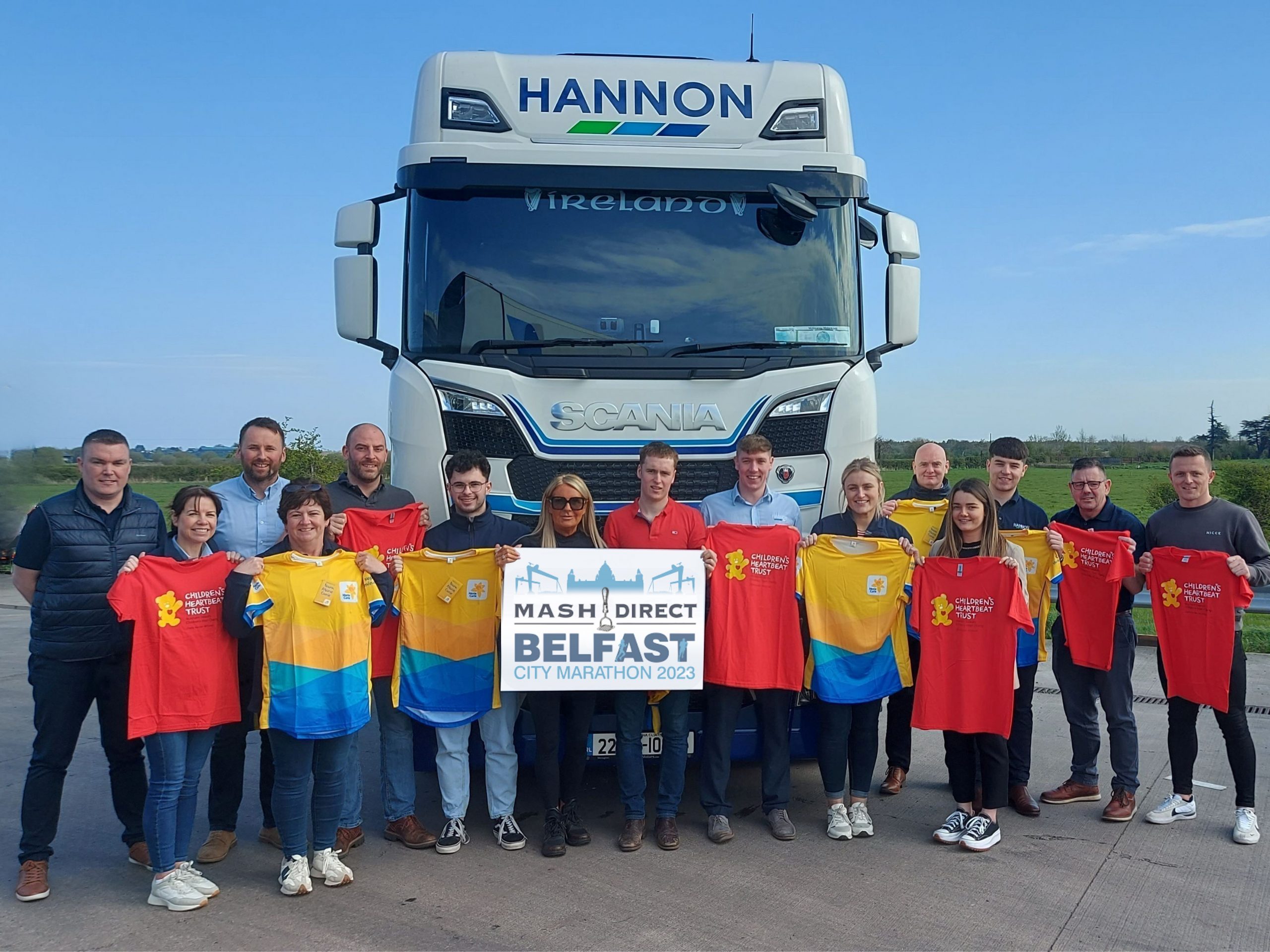 HANNON's run Belfast City Marathon for charities - HANNON Transport