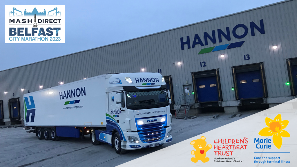 HANNON's run Belfast City Marathon for charities - HANNON Transport