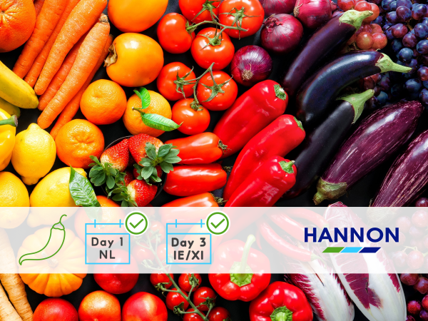 HANNON Logistics BV - Temperature Controlled Transport - Ireland UK Europe - NL - IE - Vegetables (3)