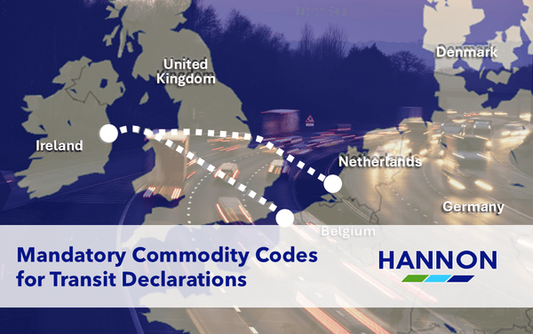 Mandatory Commodity Codes for Transit Declarations