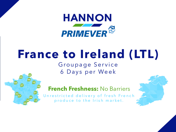 HANNON Primever France Ireland LTL FR-IE