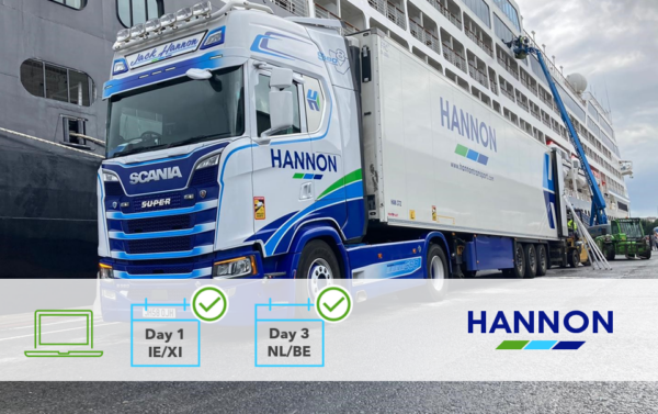 Truck beside ship