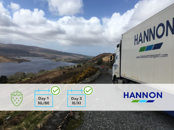 Week 23 - Dutch Berry Season Underway. Delivering Fresh Produce from Netherlands to Ireland Truck beside Lake