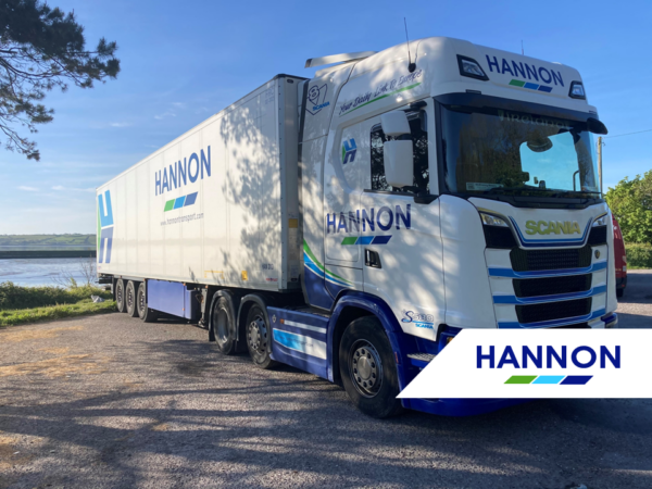 Week 28 - Summer Cold Chain Logistics, Keeping Perishables Fresh Across Europe Lorry parked in front of lake