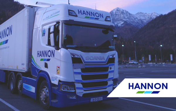 Lorry parked infront of mountains