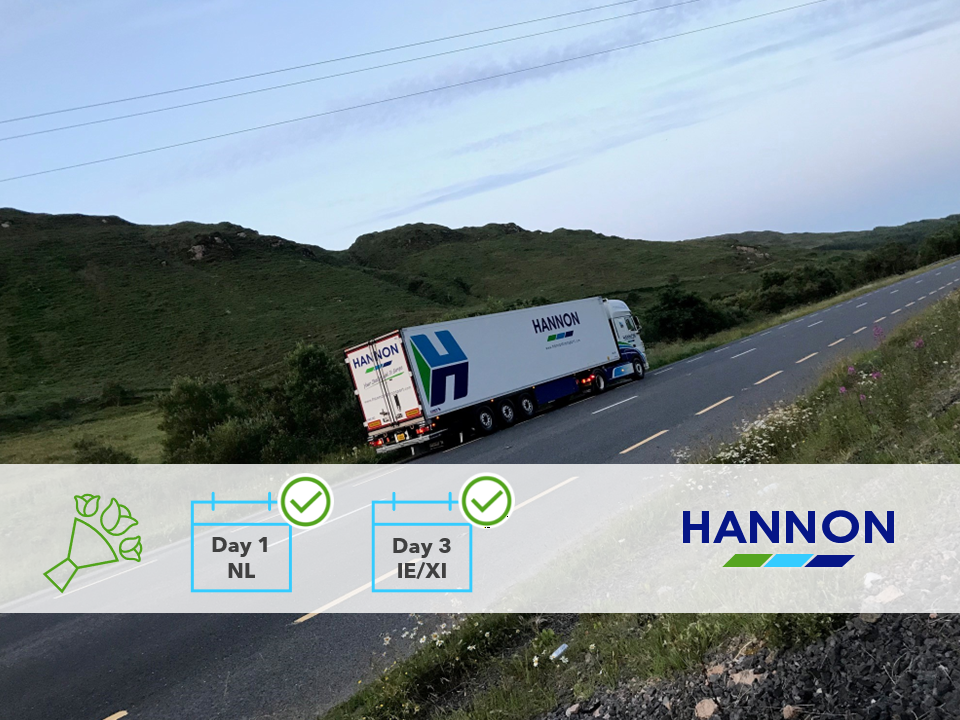 Lorry on road with mountain behind