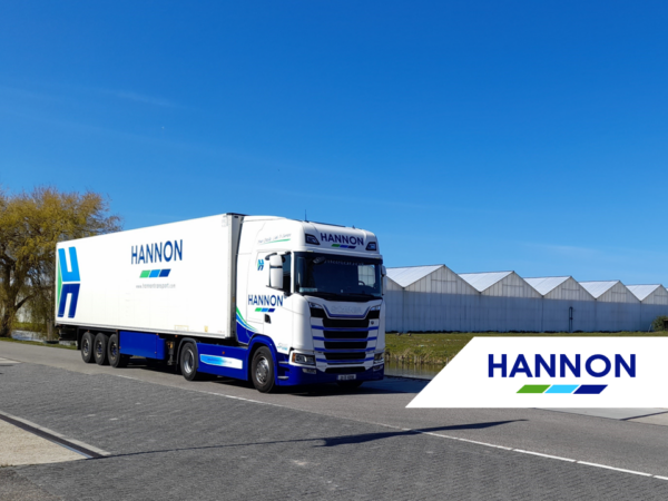 Week 13 - Easter Fresh Food Logistics from Europe to Ireland Lorry parked on road