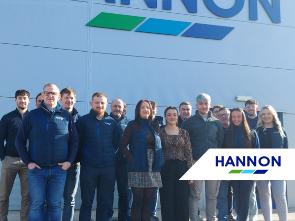 Week 16 - HANNON Team to Take on Belfast City Marathon Relay 2026 Group of people infront of building