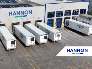 Lorries parked in yard
