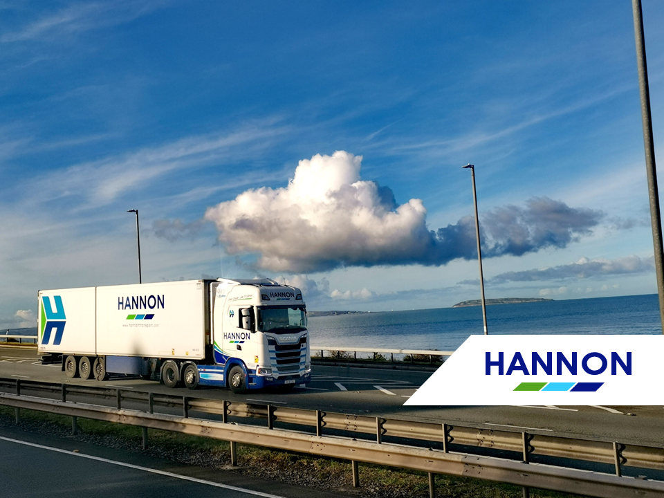 lorry on road