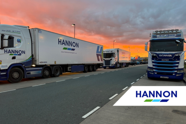 Autumn Harvest HANNON Lorries parked